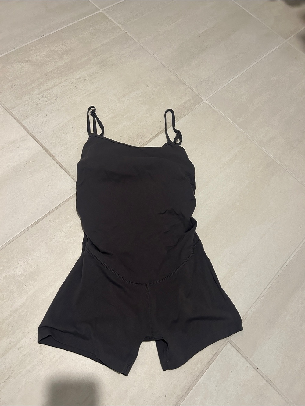 CRZ YOGA Black Women's One-Piece Romper
